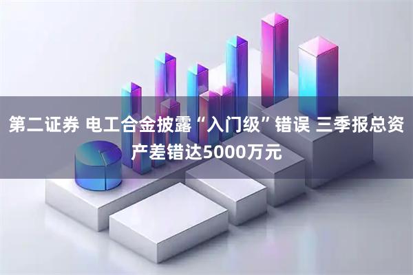 第二证券 电工合金披露“入门级”错误 三季报总资产差错达5000万元